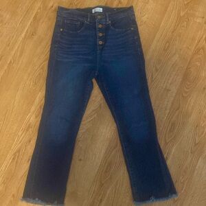 Loft cropped flare stretchy jeans! Size 6p